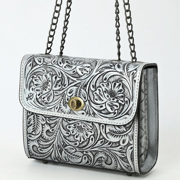 American Darling Small Crossbody Beautifully Hand Tooled Genuine Leather women bag western handbag purse